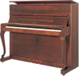 Wagner Piano Upright Vertical P 118 D1 Demichippendale